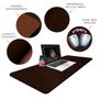 Imagem de Mouse Pad 100x48cm Desk Pad Extra Grande Setup Pc Gamer Notebook Computador Em Sintético Café