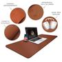 Imagem de Mouse Pad 120X60 Gigante Gamer Antiderrapante Marrom Castor