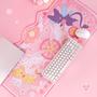 Imagem de Mouse Pad BLINGKIYO Pink Sakura Grande Base de Borracha Antiderrapante