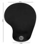Imagem de Mouse Pad com Descanso de Pulso Ergonômico Bright Preto