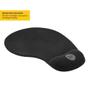 Imagem de Mouse Pad com Descanso de Pulso Ergonômico Bright Preto
