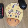 Imagem de Mouse pad Divertido Ergonômico Girafa Kawaii Escritório Geek