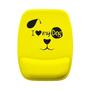 Imagem de Mouse Pad Ergonomico I Love My Dog Fundo Amarelo