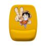 Imagem de Mouse Pad Ergonomico One Piece Luffy Fundo Laranja