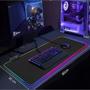 Imagem de Mouse Pad Gamer 80x30cm Com LED Nas Bordas