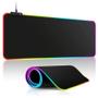 Imagem de Mouse Pad Gamer Antiderrapante com Iluminação RGB e Controle de Toque