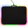 Imagem de Mouse Pad Gamer Com Led Rgb Botão Rainbow Cometa Mp-Led2535