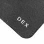 Imagem de Mouse Pad Gamer Dex 63192 180mm x 220mm Preto Superfície de Tecido e Base de Borracha Antiderrapante