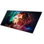 Imagem de Mouse Pad Gamer Extra Grande 700x350x3mm com Base Antiderrapante e Bordas Costuradas Modelo Lobo Exbom MP-7035C