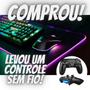 Imagem de Mouse Pad Gamer RGB com Led 80x30cm + CONTROLE COMPATÍVEL PS4