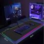 Imagem de Mouse Pad Gamer RGB com Led 80x30cm + CONTROLE COMPATÍVEL PS4