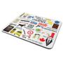 Imagem de Mouse Pad Geek Icons Moments White - How i met your mother