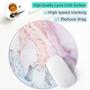 Imagem de Mouse Pad ITNRSIIET Marble Redondo Rosa Marble 20x20cm