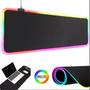 Imagem de Mouse Pad Led RGB 7 Modos de Iluminação Preto Liso