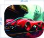 Imagem de Mouse Pad Neoprene 3mm 25x21cm Carro Vermelho