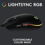 Imagem de Mouse para jogos Logitech G203 Wired 8.000 DPI LIGHTSYNC RGB Preto