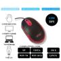 Imagem de Mouse Para Notebook e Computador USB 1200 DPI KNUP