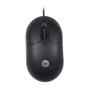 Imagem de Mouse preto cabo usb 800 dpi botão de rolagem scroll macio
