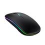 Imagem de Mouse Recarregável Bluetooth Sem Fio Gamer  Led Rgb 2.4 ghz