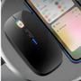 Imagem de Mouse Recarregável Com 2 Bluetooth + USB Para Macbook Air Pro M1 M2 M3