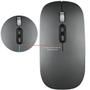 Imagem de Mouse Recarregável Com 2 Bluetooth + USB Para Macbook Air Pro M1 M2 M3