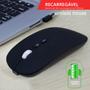 Imagem de Mouse Recarregável Sem Fio Wireless USB Optico para Notebook PC Master