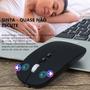 Imagem de Mouse Recarregável Sem Fio Wireless USB Optico para Notebook PC Master
