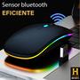 Imagem de Mouse Recarregável Wireless Sem Fio Com Led Colorido Linha Premium