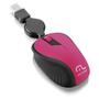 Imagem de Mouse Retratil Emborrachado Rosa Usb - MO233