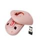 Imagem de Mouse Retro Sem Fio Wireless PC Notebook Oex MS604 Rosa