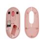 Imagem de Mouse Retro Sem Fio Wireless PC Notebook Oex MS604 Rosa
