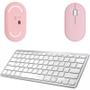 Imagem de Mouse Rosa/Teclado Bluetooth Galaxy Tab A7 Lite T220/225 8,7