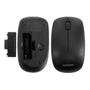 Imagem de Mouse Sem Fio 2.4Ghz Sensor Pilha Ergonômico Preto Gamer