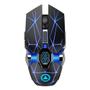 Imagem de Mouse Sem Fio A7 Retroiluminado - 2.4G USB Óptico Ergonômico