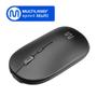 Imagem de Mouse Sem Fio Bluetooth 2.4Ghz 1600DPI Preto Multi (Multilaser) - MO331