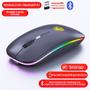 Imagem de Mouse sem fio Bluetooth RGB de 2,4 GHz Mouse silencioso para