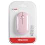 Imagem de Mouse sem fio college pink 1600dpi silent click - pcyes