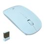 Imagem de Mouse Sem Fio Escritório Ergonômico Conector USB Cor Branco