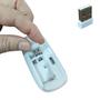 Imagem de Mouse Sem Fio Escritório Ergonômico Conector USB Cor Branco