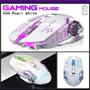 Imagem de Mouse Sem Fio Gamer Recarregavel Gamer Usb  2400 Dpi OptIco