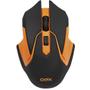 Imagem de Mouse sem fio hyper ms307 preto e laranja oex