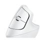 Imagem de Mouse sem fio logitech ergonomico vertical lift off white