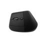 Imagem de Mouse Sem Fio Logitech Lift Canhoto Vertical Ergonomico Bluetooth USB Preto 4000 DPI - 910-006467