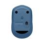 Imagem de Mouse sem fio Logitech M170 Azul Claro, Design Ambidestro Compacto, Conexão USB e Pilha Inclusa
