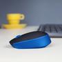 Imagem de Mouse sem fio Logitech M170 para PC Mac Laptop - azul