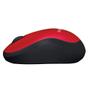 Imagem de Mouse sem fio Logitech M185 com Design Ambidestro Compacto, Conexão USB e Pilha Inclusa, Vermelho - 910-003635