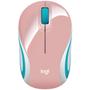 Imagem de Mouse Sem Fio Logitech M187 Ate 1.000 Dpi - Rosa/Blanco