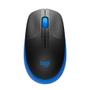 Imagem de Mouse sem fio Logitech M190 com Design Ambidestro de Tamanho Padrão, Conexão USB e Pilha Inclusa, Azul - 910-005903