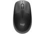 Mouse sem fio Logitech M190 com Design Ambidestro de Tamanho Padrão, Conexão USB e Pilha Inclusa, Cinza - 910-005902 Imagem de Mouse sem fio Logitech M190 com Design Ambidestro de Tamanho Padrão, Conexão USB e Pilha Inclusa, Cinza - 910-005902