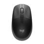 Imagem de Mouse sem fio Logitech M190 com Design Ambidestro de Tamanho Padrão, Conexão USB e Pilha Inclusa, Cinza - 910-005902